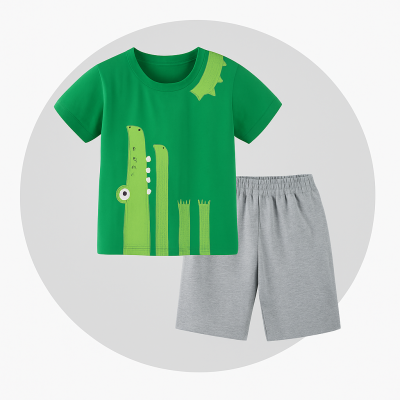 ست تیشرت شلوارک یا شلوار