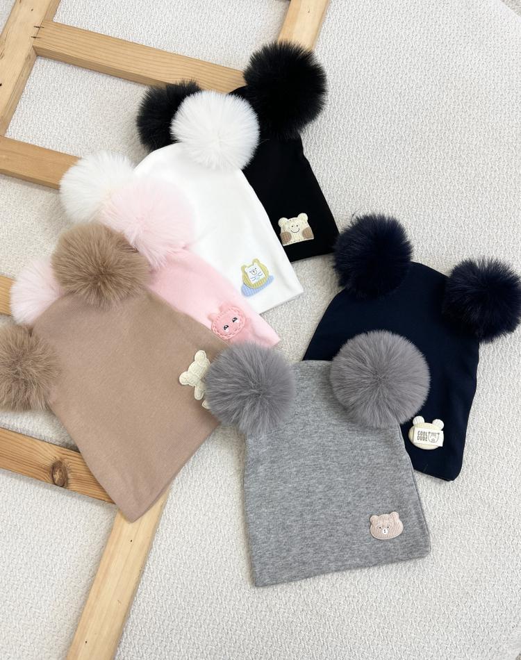 24717 کلاه پوم پوم(9ماه تا2سال)