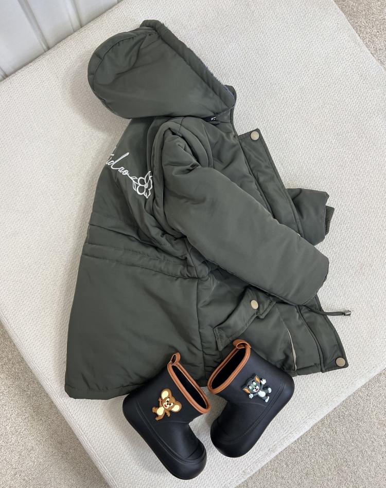 24722 کاپشن دو کاره گل(8تا14سال)