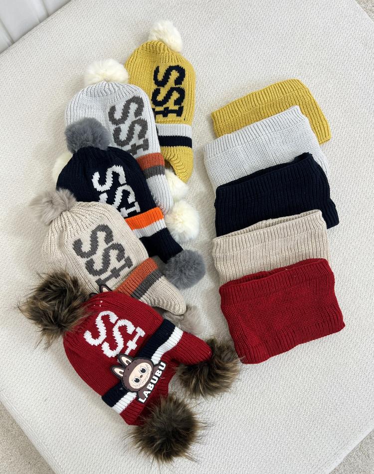 24730 کلاه شال رینگیLB(3تا7سال)