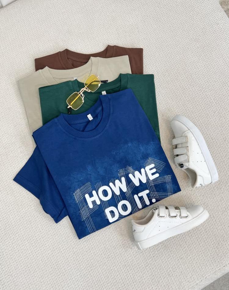 25661 تیشرتHOW(9تا12سال)